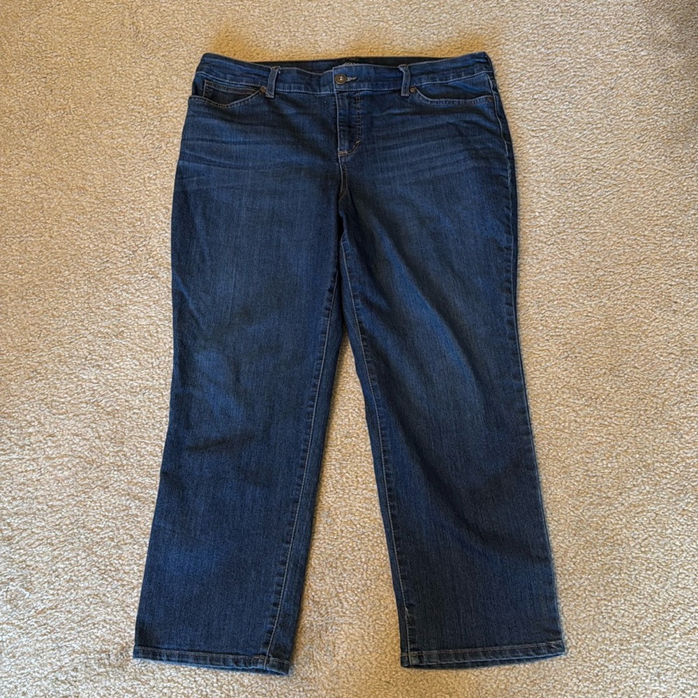Bandolino Dark Wash Mandie Jeans - petite